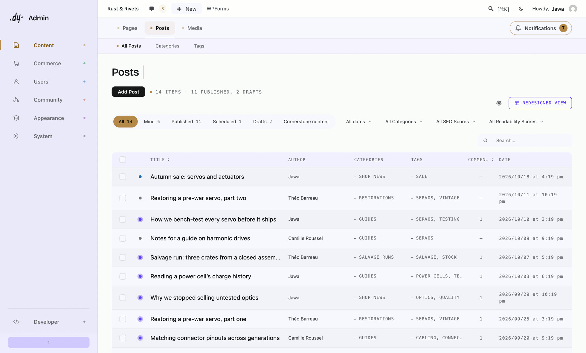WordPress admin themes in 2026: the landscape, and where Refined Admin Dashboard fits